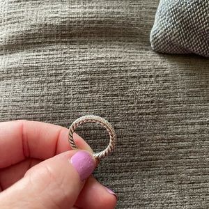David Yurman Petite Pave Diamond Ring